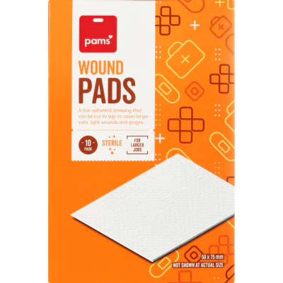 Pams Wound Pads 10pk