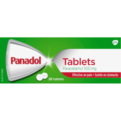 Panadol Paracetamol 500mgTablets 20pk