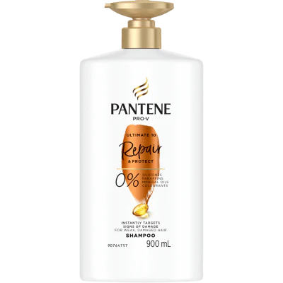 Pantene Pro-V Ultimate 10 Repair & Protect Shampoo 900ml