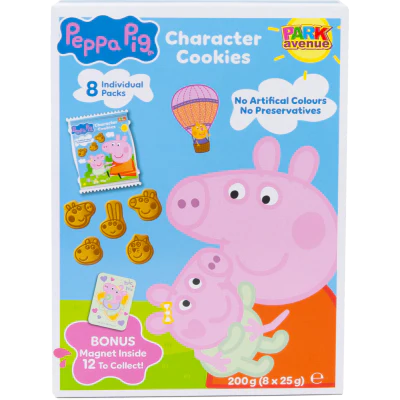 Park Avenue Peppa Pig Character Cookies 200g