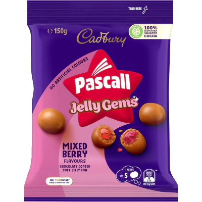 Pascall Bangin Berry Jelly Gems 150g