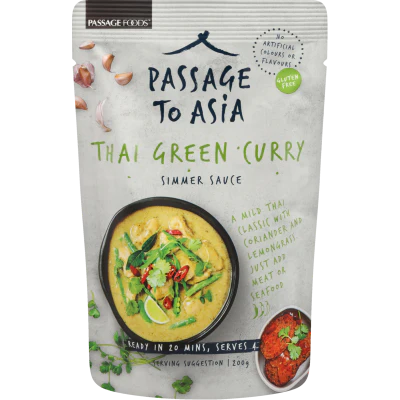 Passage to Asia Thai Green Curry Simmer Sauce 200g
