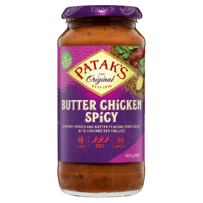Patak's Butter Chicken Spicy Simmer Sauce 450g
