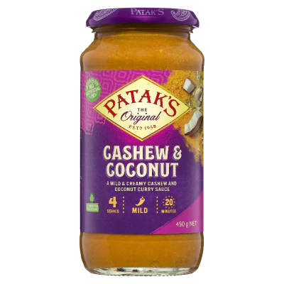 Patak's Cashew & Coconut Simmer Sauce 450g