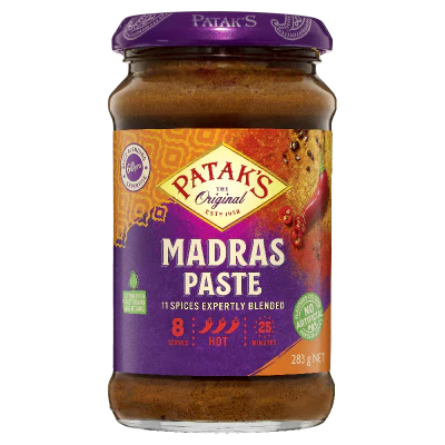 Patak's Madras Paste Cooking Sauce 283g