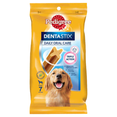 Pedigree Dentastix Large Dog Daily Dental Care Dog Treats 270g