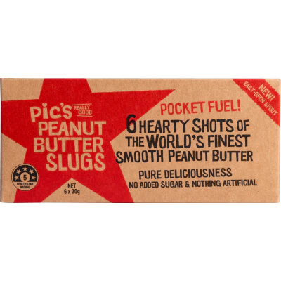 Pic's Really Good Smooth Peanut Butter Slugs 6pk