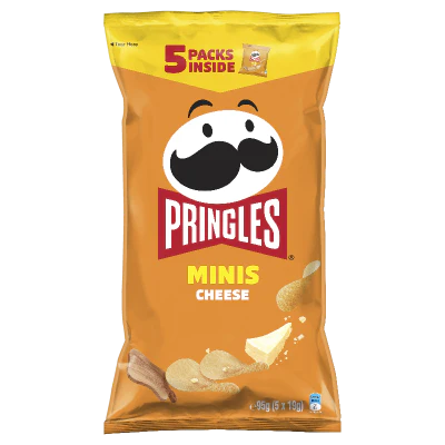 Pringles Minis Cheese Potato Chips 5 x 19g