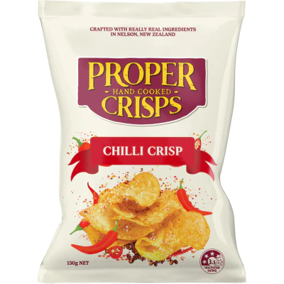 Proper Crisps Chilli Crisp Potato Chips 150g