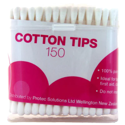 Protec Cotton Tips 150ea