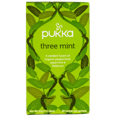Pukka Three Mint Herbal Tea Sachets 20pk