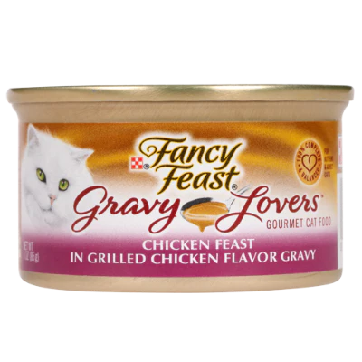 Purina Fancy Feast Chicken Feast In Grilled Chicken Flavor Gravy Cat Food 85g