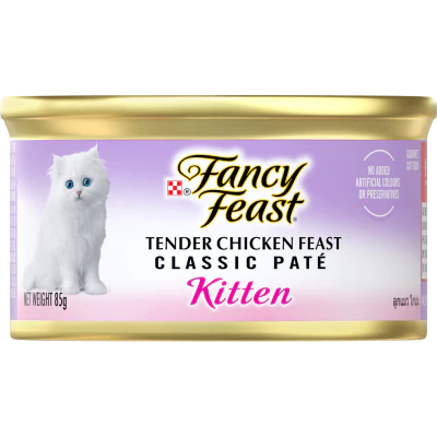 Purina Fancy Feast Tender Chicken Feast Classic Pate Kitten Wet Cat Food 85g