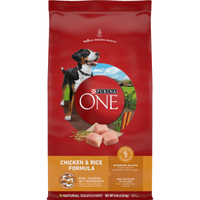 Purina ONE Smart Blend Chicken & Rice Dog Food 3.63kg