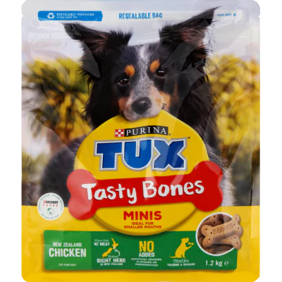 Purina TUX Chicken Tasty Bones Minis 1.2kg