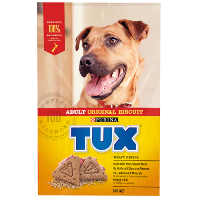 Purina TUX Original Meaty Biscuits 8kg