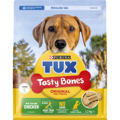 Purina TUX Original Tasty Bones Dog Treats 1.2kg