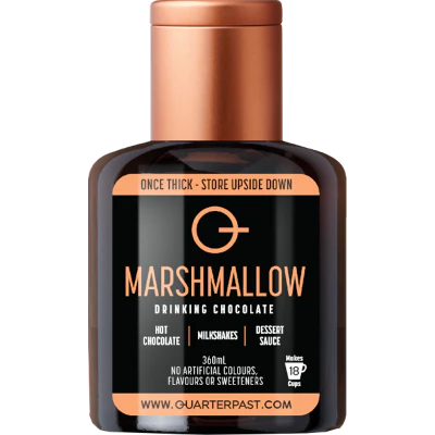 Quarterpast Marshmallow  Drinking Chocolate Syrup 360ml