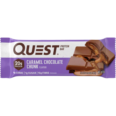 Quest Caramel Chocolate Chunk Flavour Protein Bar 60g