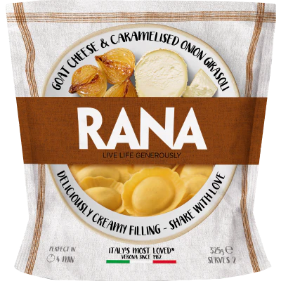 Rana Goat Cheese & Caramelised Onion Girasole 325g