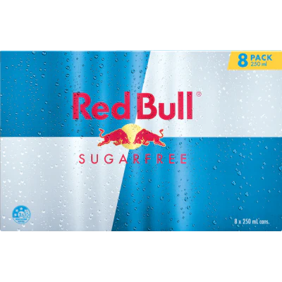 Red Bull Sugar Free Energy Drink 8 x 250ml