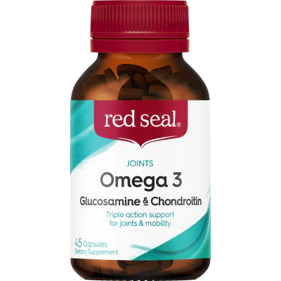 Red Seal Omega 3 Glucosamine & Chondroitin Capsules 45pk