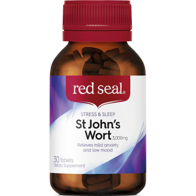 Red Seal St John's Wort 3000mg Tablets 30pk