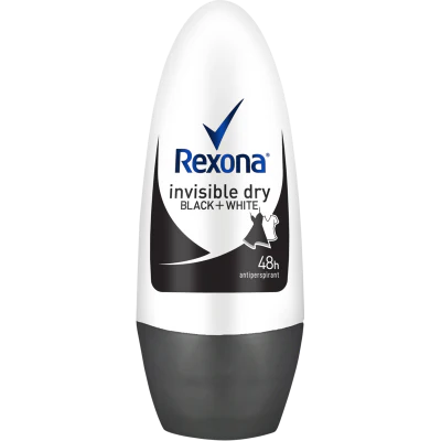 Rexona Invisible Dry Black & White 48Hr Antiperspirant 50ml