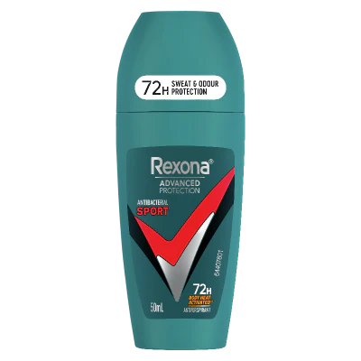 Rexona Men Advanced Protection Antibacterial Sport 72Hr Antiperspirant Deodorant Roll On 50ml