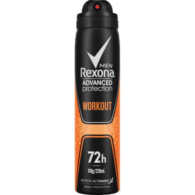 Rexona Men Advanced Protection Workout 72Hr Antiperspirant 220ml
