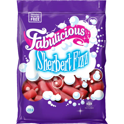 RJ's Fabulicious Sherbert Fizz 200g