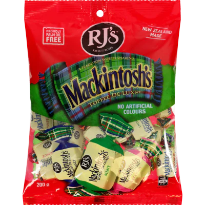 RJ's Mackintosh's Toffee De Luxe 200g