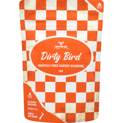Rum and Que Dirty Bird Nashville Fried Chicken Seasoning 150g