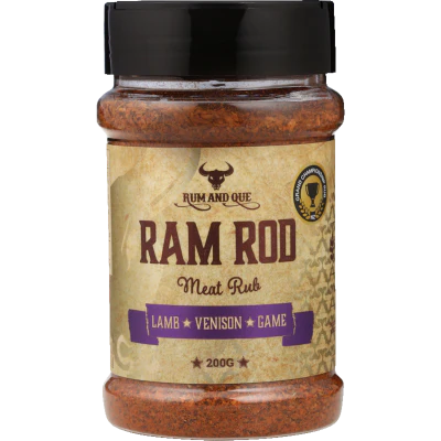 Rum and Que Ram Rod Meat Rub 200g