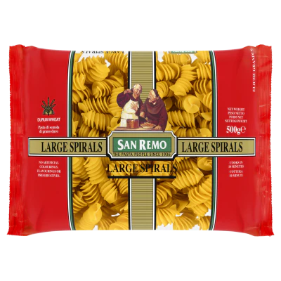 San Remo Large Spirals Pasta 500g