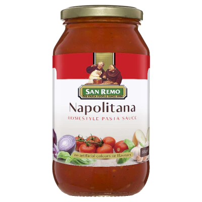 San Remo Napolitana Homestyle Pasta Sauce 500g