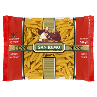 San Remo Penne No 18 Pasta 500g