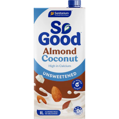 Sanitarium So Good Unsweetened Almond Coconut Milk 1l
