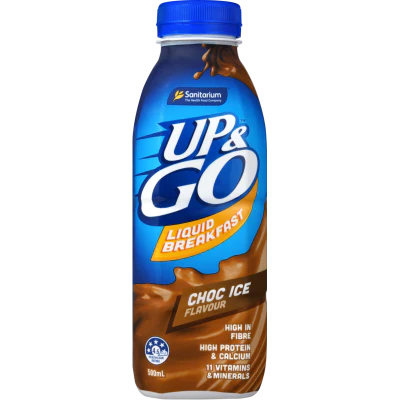 Sanitarium Up & Go Choc Ice Flavour Liquid Breakfast 500ml