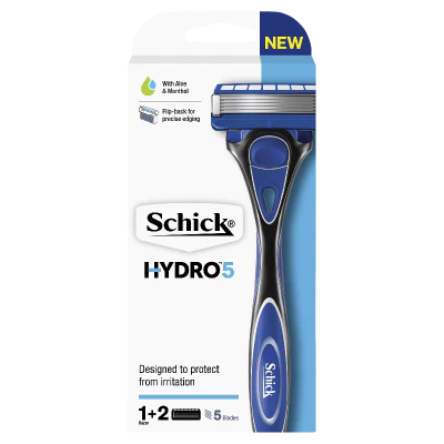 Schick Hydro 5 Razor +2 Cartridges 1pk