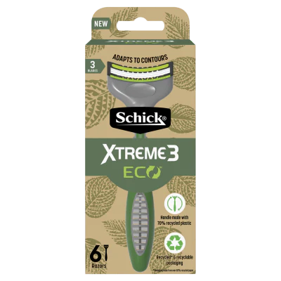 Schick Mens Eco Disposable Razors 6pk