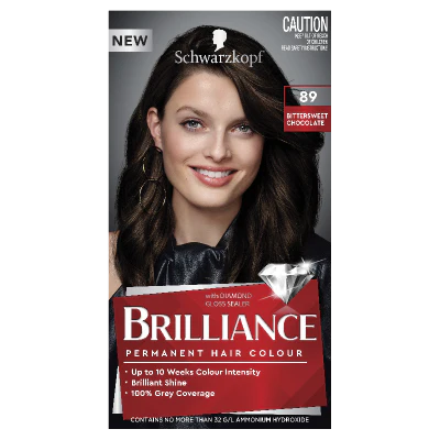Schwarzkopf Brilliance 89 Bitter Sweet Chocolate Hair Colour 143ml