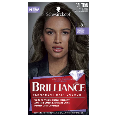 Schwarzkopf Brilliance Truffle Brown 81 Permanent Hair Colour 1pk