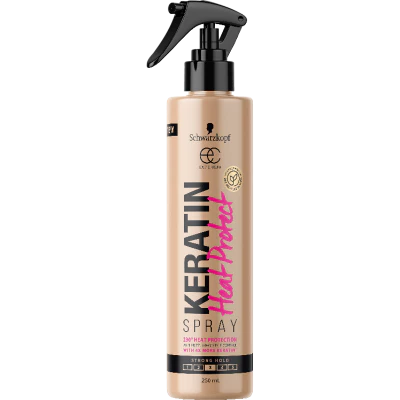 Schwarzkopf Extra Care Keratin Strong Hold 3 Heat Protect Spray 250ml