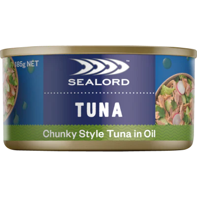 Sealord Chunky Style Tuna In Oil 185g