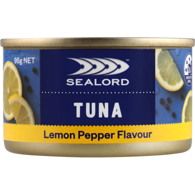 Sealord Lemon Pepper Flavour Tuna 95g
