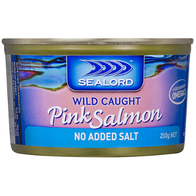 Sealord Pink Salmon No Added Salt 210g