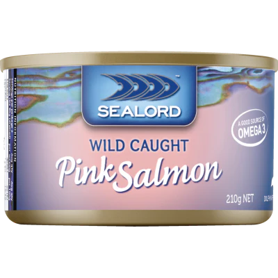 Sealord Wild Caught Pink Salmon 210g