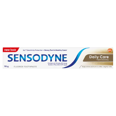 Sensodyne Daily Care + Whitening With Fluoride Toothpaste 110g