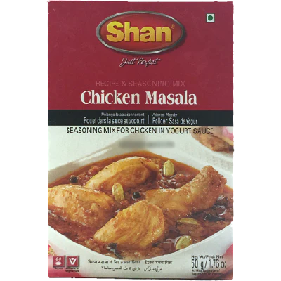 Shan Chicken Masala Recipe & Seasoning Mix 50g